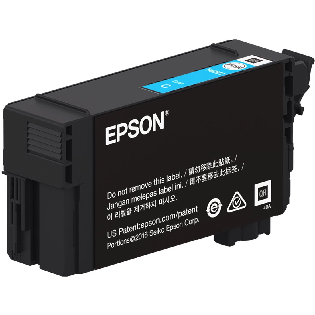 Epson T40V cartucho de tinta 1 pieza(s) Original Rendimiento estándar Cian