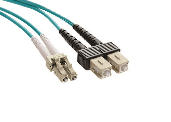 Leviton 54DLC-M01 cable de fibra optica 1 m LC OFNR OM4