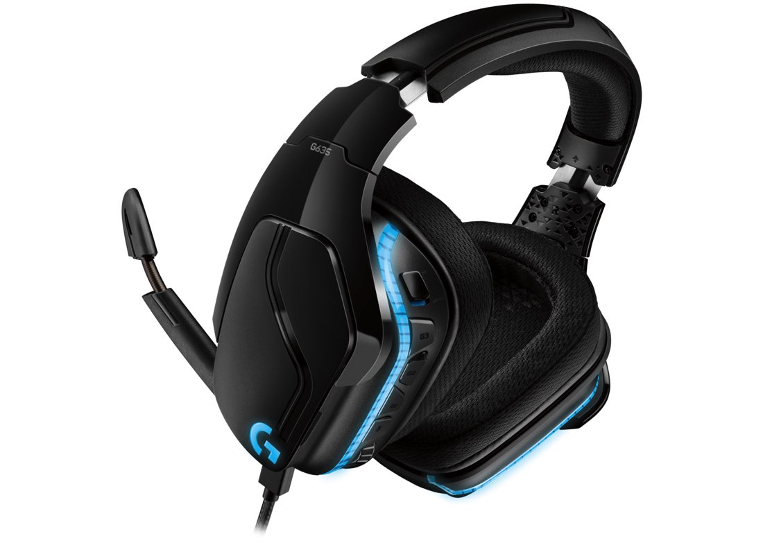 Logitech G G635 Gaming Headset Auriculares Diadema Conector de 3,5 mm Negro, Azul