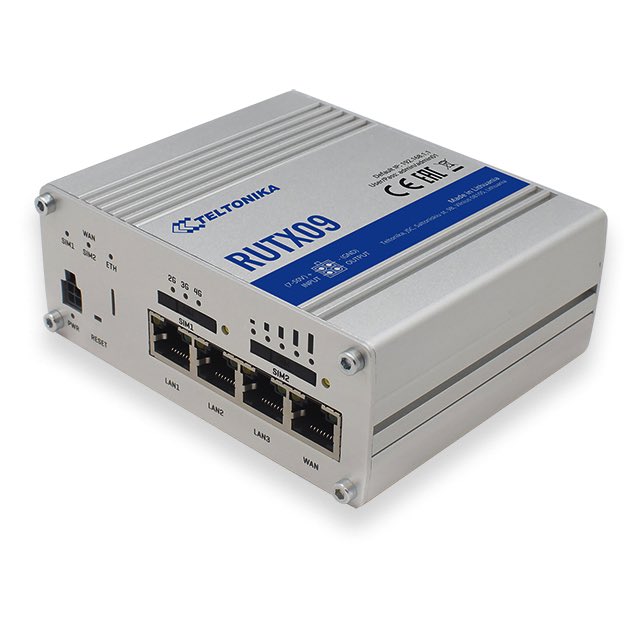 Teltonika  Router Industrial LTE(4.5G) Cat6, 4 puertos Gigabit, Doble ranura SIM, GNSS