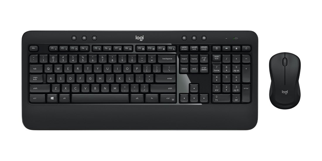 Logitech MK540 Advanced teclado RF inalámbrico Negro, Blanco