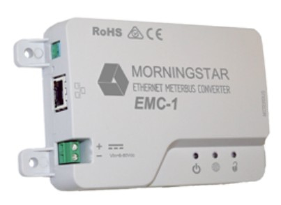 Morningstar  MC1  (EMC1) CONVERTIDOR ETHERNET A METERBUS FUERA DE LA RED ELÉCTRICA.