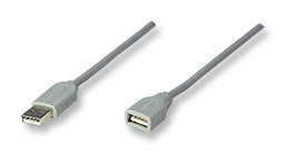 Manhattan 340960 cable USB 4,5 m USB A Gris