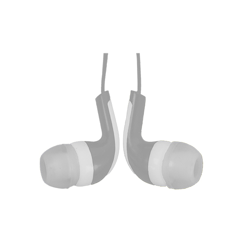 Easy Line EL-995241 auricular y casco Auriculares Dentro de oído Conector de 3,5 mm Gris, Blanco