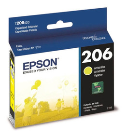 Epson T206 cartucho de tinta 1 pieza(s) Original Amarillo