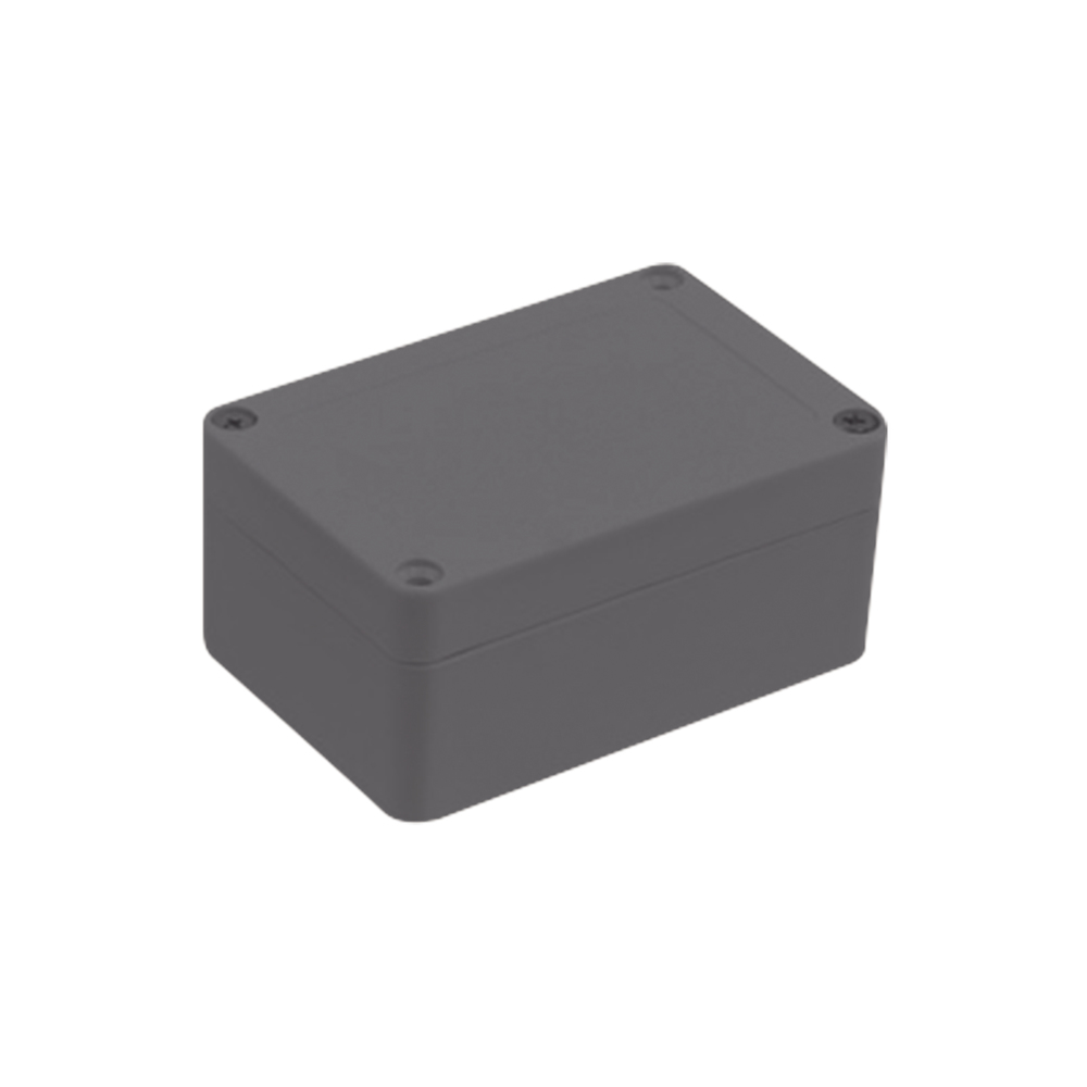 TXPRO  Gabinete Plástico Negro para Exterior (IP65) de 100 x 68 x 50 mm Cierre por Tornillos.