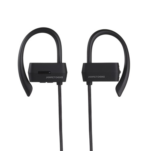 Perfect Choice PC-116677 auricular y casco Auriculares gancho de oreja MicroUSB Bluetooth Negro