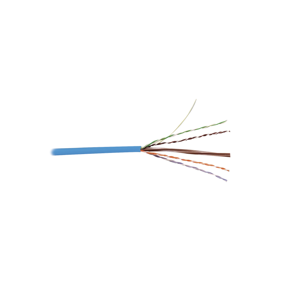 Siemon  Bobina de Cable UTP Reelex, de 4 pares, Desempeño Cat6, PVC (CM), Color Azul, 24 AWG, 305m