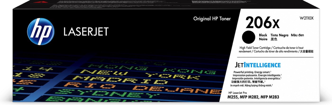 HP Cartucho de Tóner Original LaserJet 206X negro de alta capacidad