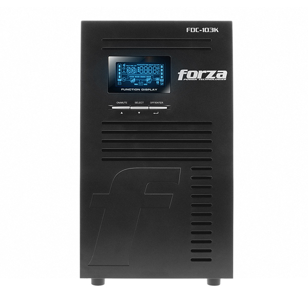 Forza Power Technologies FDC-103K sistema de alimentación ininterrumpida (UPS) Doble conversión (en línea) 3 kVA 3000 W 9 salidas AC