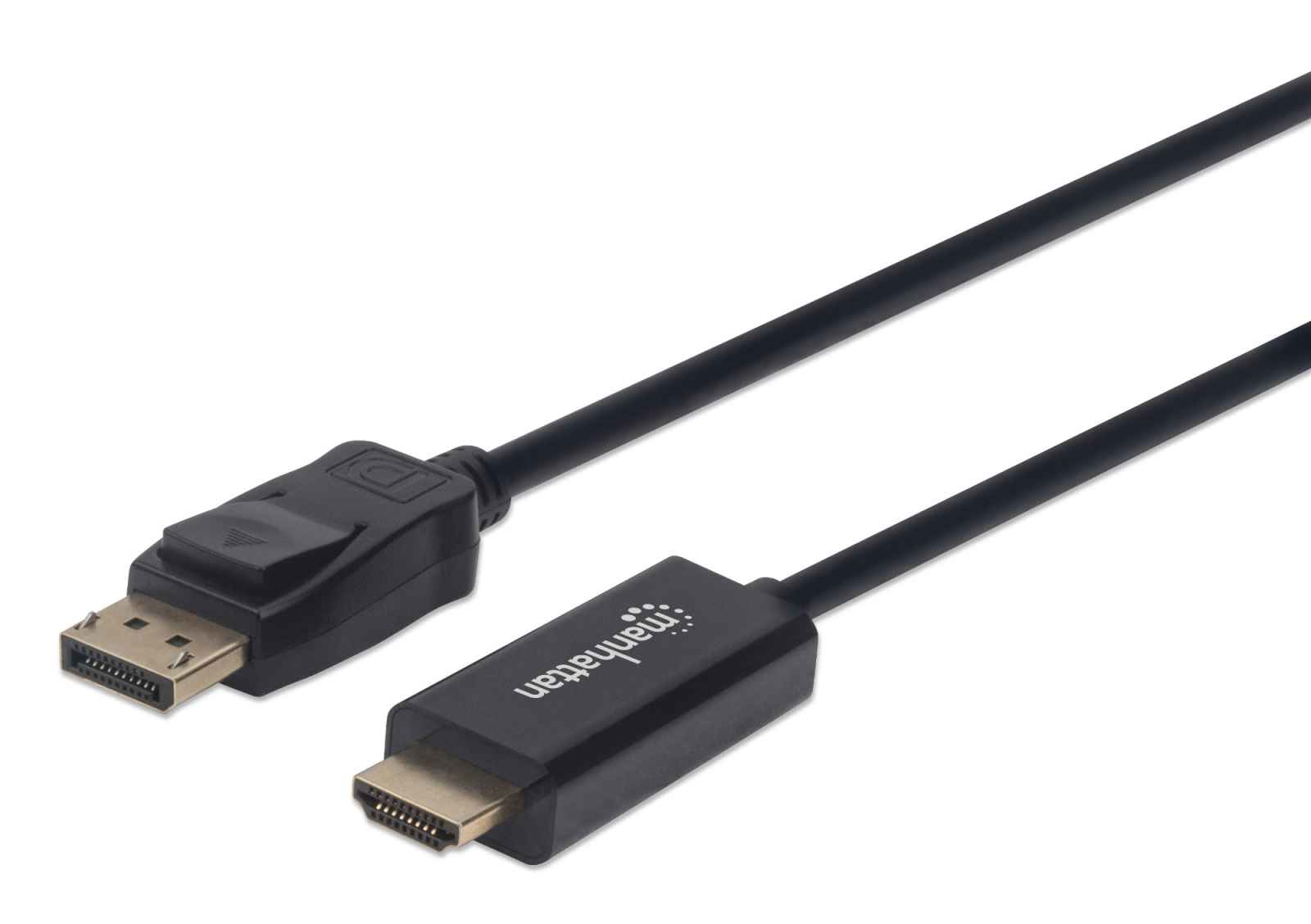 Manhattan 152662 adaptador de cable de vídeo 1 m DisplayPort HDMI Negro
