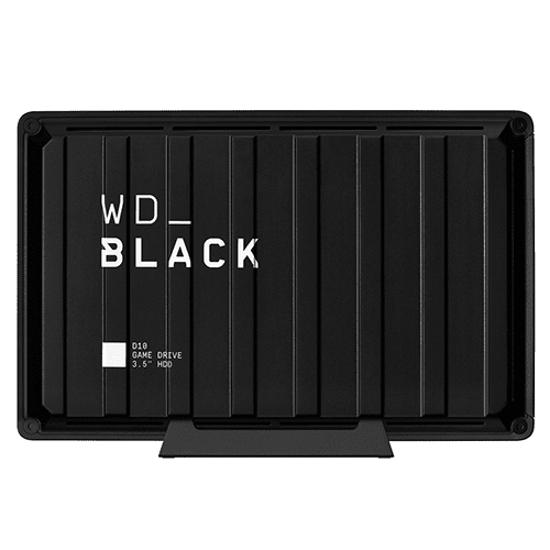 Western Digital Black D10 disco duro externo 8000 GB Negro, Blanco