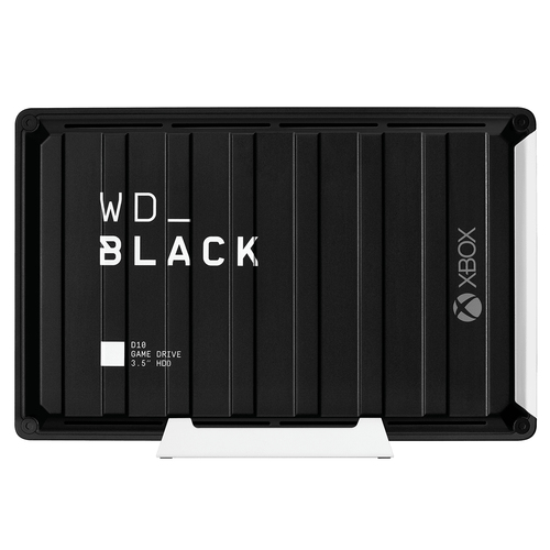Western Digital Black D10 disco duro externo 12000 GB Negro, Blanco