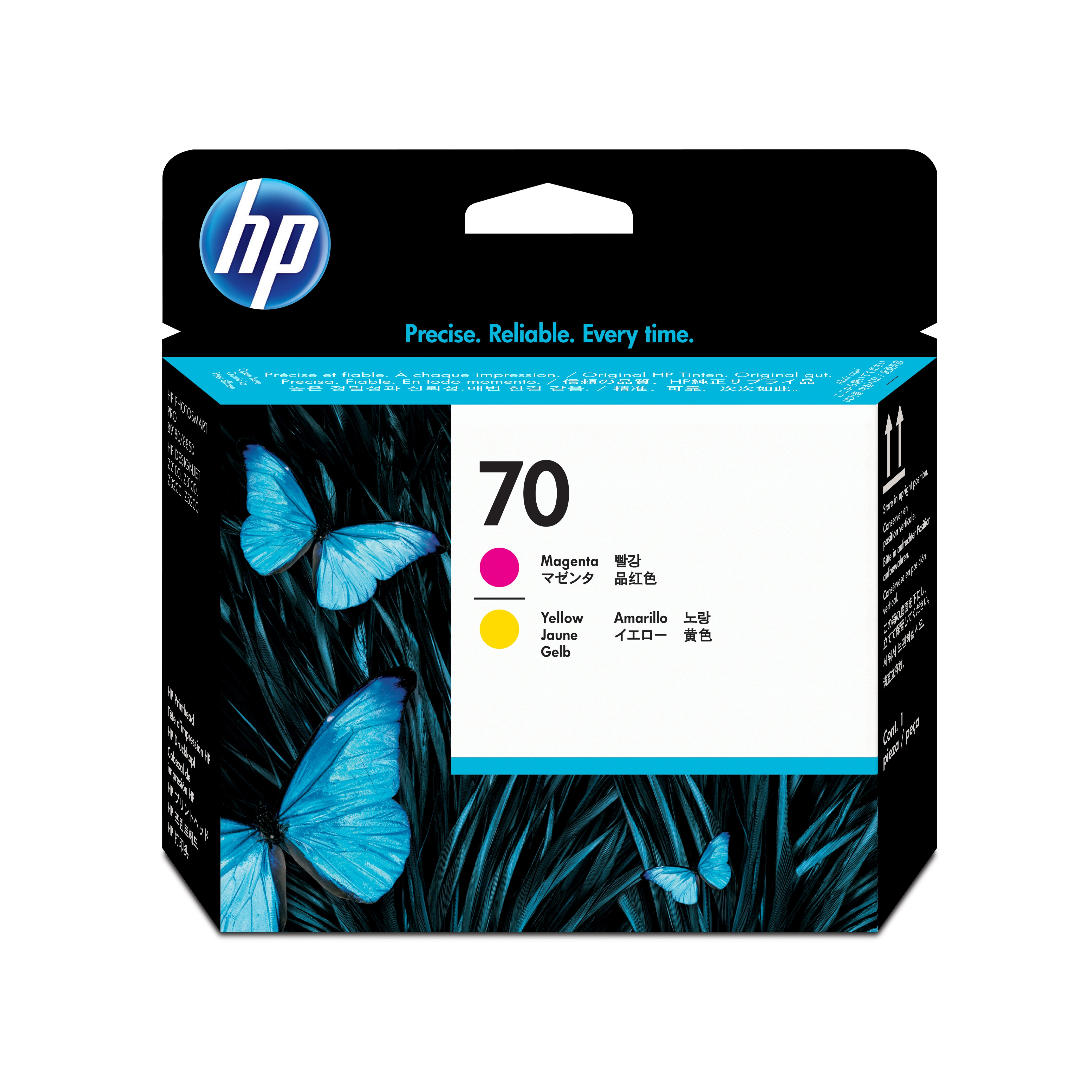 HP Cabezal de impresión DesignJet 70 magenta/amarillo