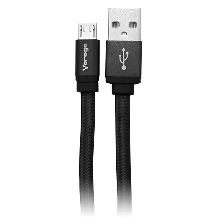 Vorago CAB-212 cable USB 2 m USB 2.0 USB A Micro-USB A Negro