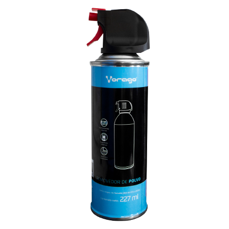 Vorago CLN-106 Limpiador de aire comprimido, Removedor de polvo 227 ml