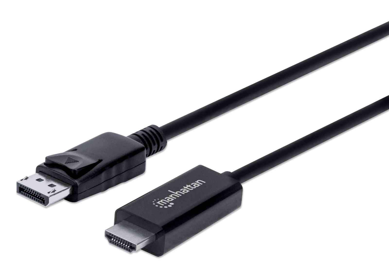 Manhattan 153201 adaptador de cable de vídeo 1,8 m DisplayPort HDMI Negro