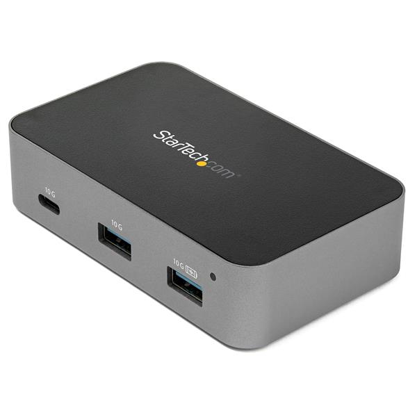StarTech.com Hub USB-C de 3 Puertos con Puerto de Red Ethernet - 10Gb - Alimentado - 2xUSB-A 1xUSB-C