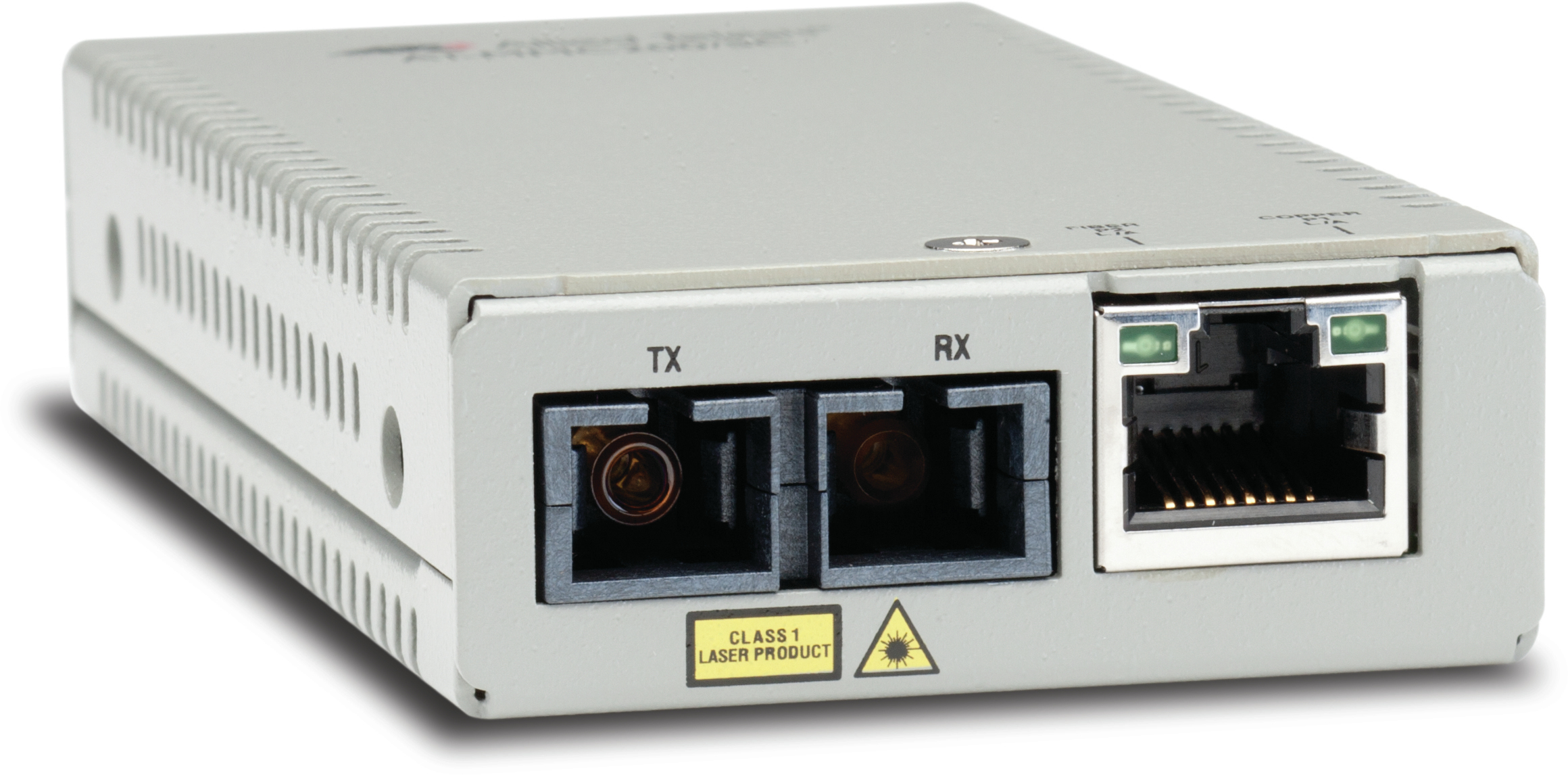 Allied Telesis  Convertidor de medios TAA (Federal) 10/100TX - 100FX/SC MultiModo, Multiregion PSU