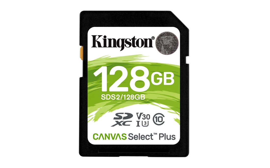 Kingston Technology Canvas Select Plus memoria flash 128 GB SDXC UHS-I Clase 10