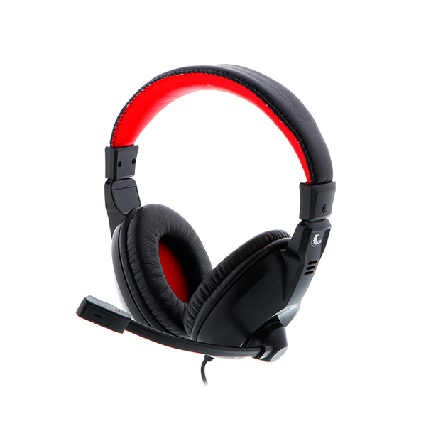 Xtech XTH-500 auricular y casco Auriculares Diadema Conector de 3,5 mm Negro, Rojo