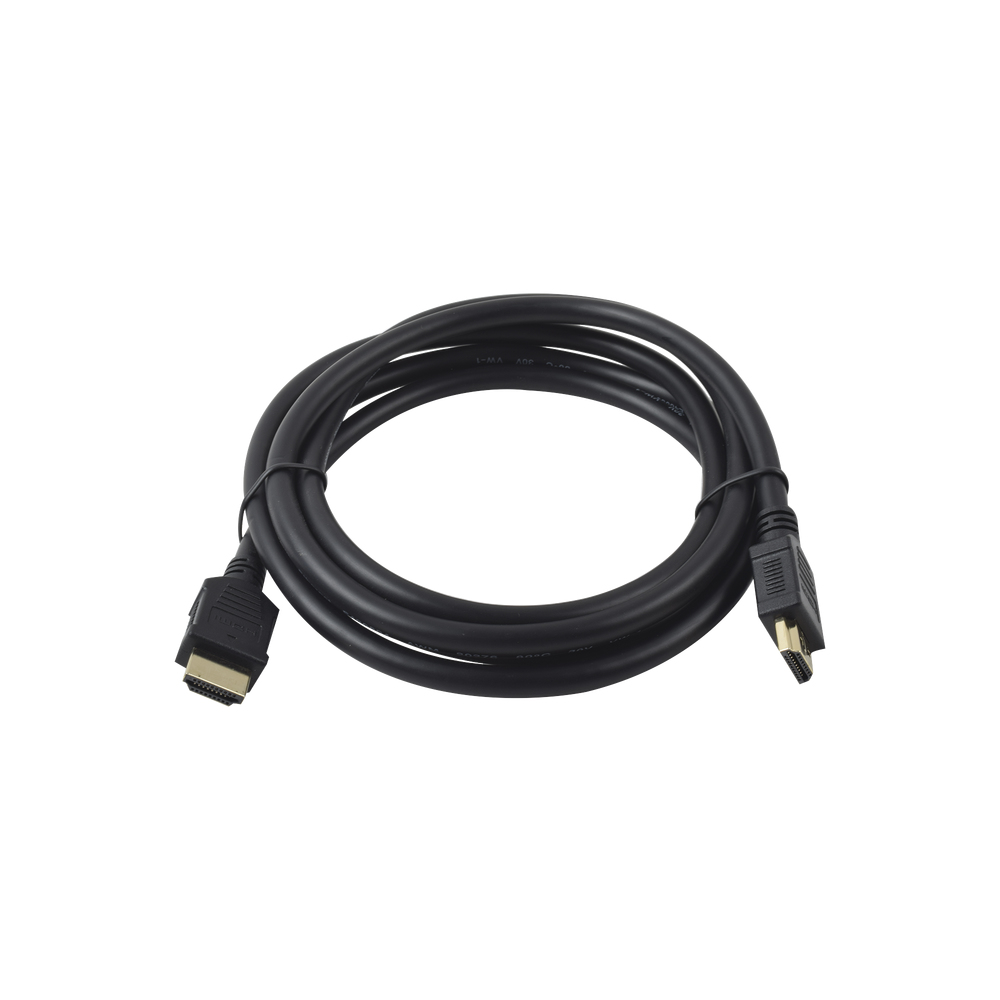 EPCOM  Cable HDMI de 1.8  Metros (High Speed) / Resolución 4K / Soporta Canal de Retorno de Audio (ARC)/ Soporta 3D / Blindado para Reducir Interferencia / Chapado en Oro / Alta Resistencia y Durabilidad.