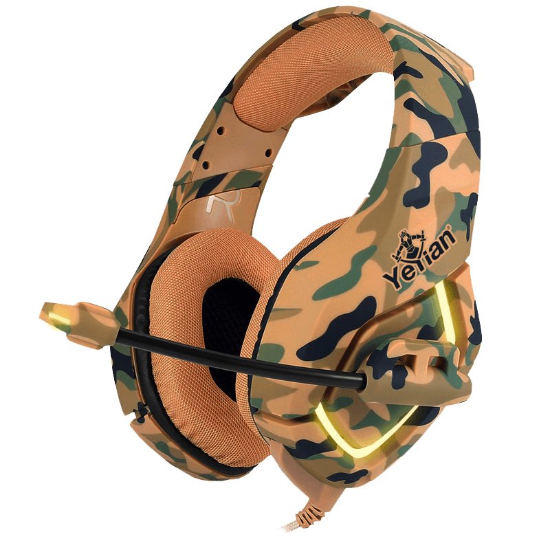 Yeyian YDF-33401D auricular y casco Auriculares Diadema Conector de 3,5 mm Camuflaje