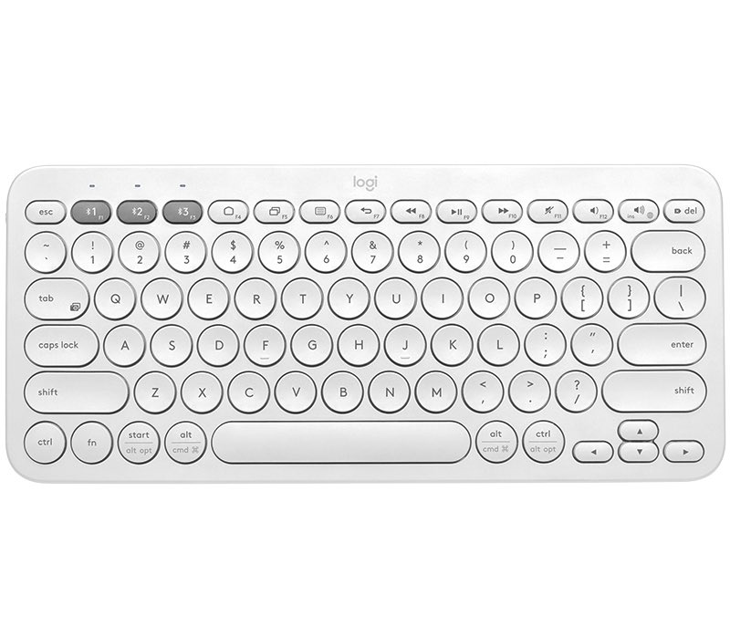 Logitech K380 Multi-Device teclado Bluetooth Blanco