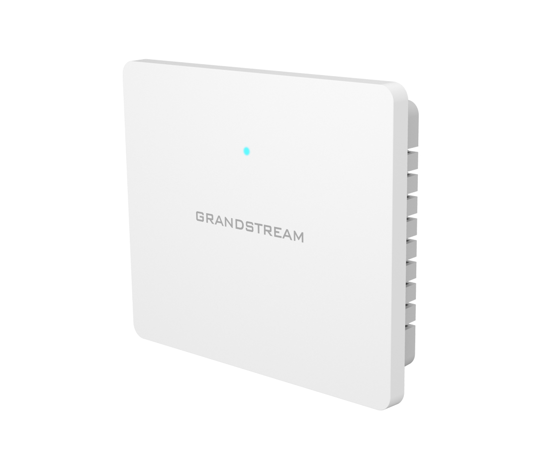 Grandstream Networks  Punto de Acceso Wi-Fi 802.11 ac, 1.17 Gbps, con Switch Ethernet Integrado 1 puerto Gigabit y 3 puertos 10/100 Mbps, configuración desde la nube gratuita o desde controlador.