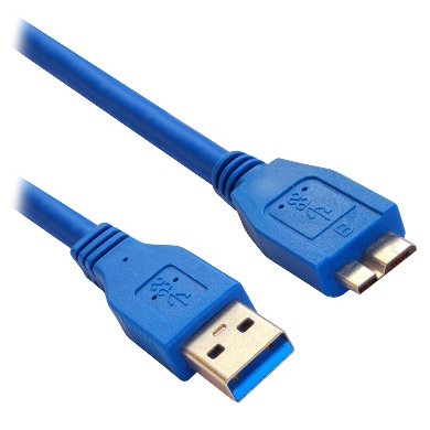 BRobotix 364105 cable USB 0,6 m USB 3.2 Gen 1 (3.1 Gen 1) USB A Micro-USB B Azul