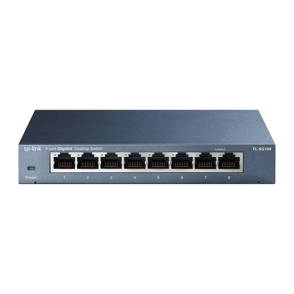 Tp-Link  Switch Gigabit no administrable de 8 puertos 10/100/1000 Mbps