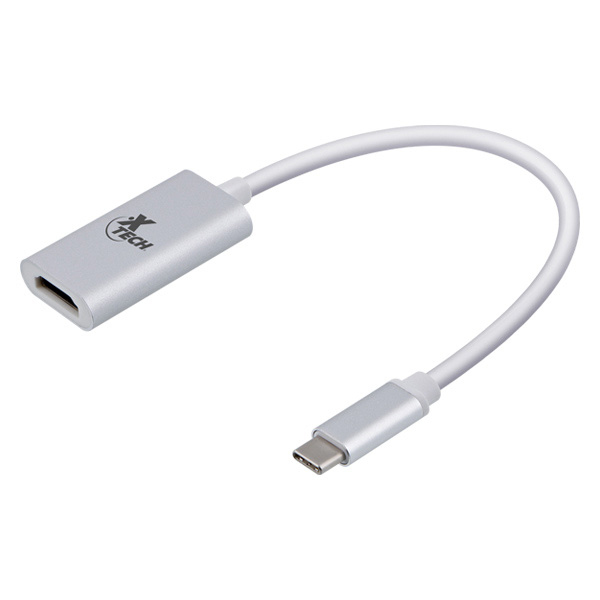 Xtech XTC-540 Adaptador gráfico USB 3840 x 2160 Pixeles Plata