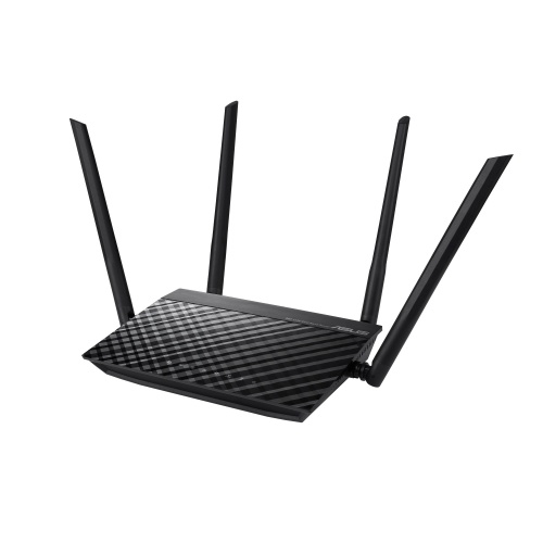 ASUS RT-AC1200 V2 router inalámbrico Doble banda (2,4 GHz / 5 GHz) Negro