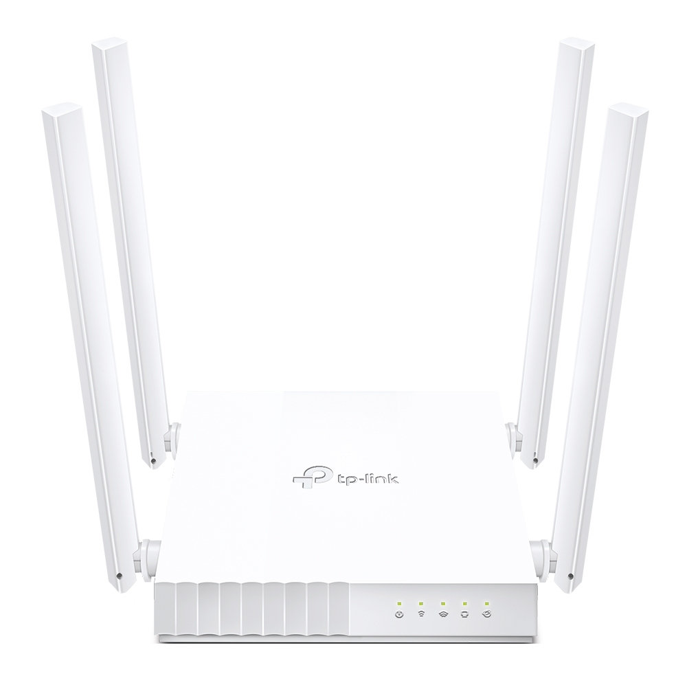 Tp-Link  Router Inalámbrico doble banda AC, 2.4 GHz y 5 GHz Hasta 733 Mbps, 4 antenas externas omnidireccional, 4 Puertos LAN 10/100 Mbps, 1 Puerto WAN 10/100 Mbps
