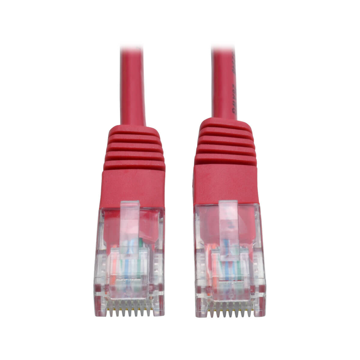 Tripp Lite N002-005-RD Cable Ethernet (UTP) Patch Moldeado Cat5e 350 MHz (RJ45 M/M) - Rojo, 1.52 m [5 pies]