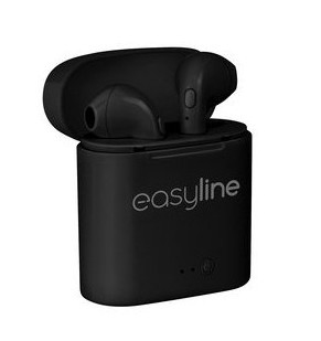 Easy Line EL-995487 auricular y casco Auriculares Dentro de oído Bluetooth Negro