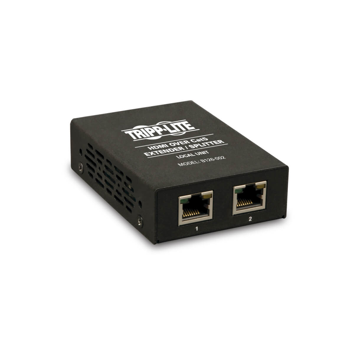 Tripp Lite B126-002 Extensor y Divisor de 2 Puertos HDMI sobre Cat5 y Cat6, Transmisor Estilo Caja para Audio y Video, Hasta 45.7 m [150 pies], TAA