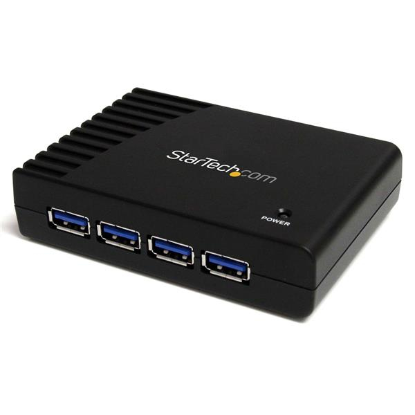 StarTech.com ST4300USB3 hub de interfaz USB 3.2 Gen 1 (3.1 Gen 1) Type-B 5000 Mbit/s Negro