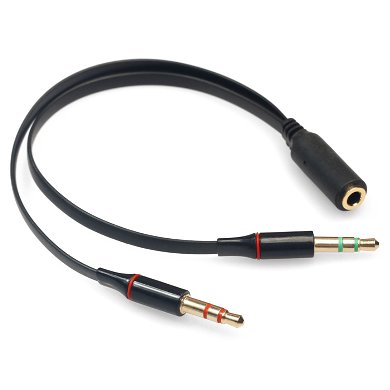 BRobotix 651404 cable de audio 0,2 m 3,5 mm Negro