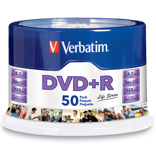 Verbatim DVD+R Life 1,7 GB 50 pieza(s)