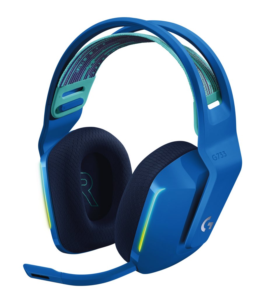 Logitech G G733 Wireless Headset Auriculares Diadema Azul