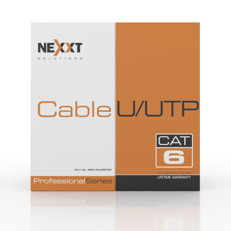 Nexxt Solutions NGC-3UURGT00 cable de red Gris 305 m Cat6 U/UTP (UTP)