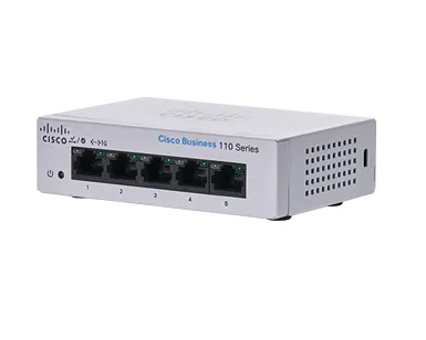 Cisco CBS110-5T-D-NA switch No administrado Gigabit Ethernet (10/100/1000) Gris
