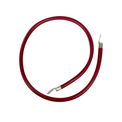 Epcom  Cable para Baterías  1 m, Rojo, Calibre 2 AWG con Terminales de Ojo en Ambos Extremos