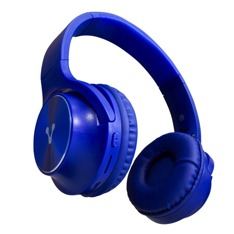 Vorago HPB-200 Auriculares Diadema Conector de 3,5 mm Bluetooth Azul