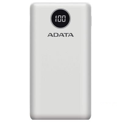 ADATA P20000QCD batería externa Polímero de litio 20000 mAh Blanco