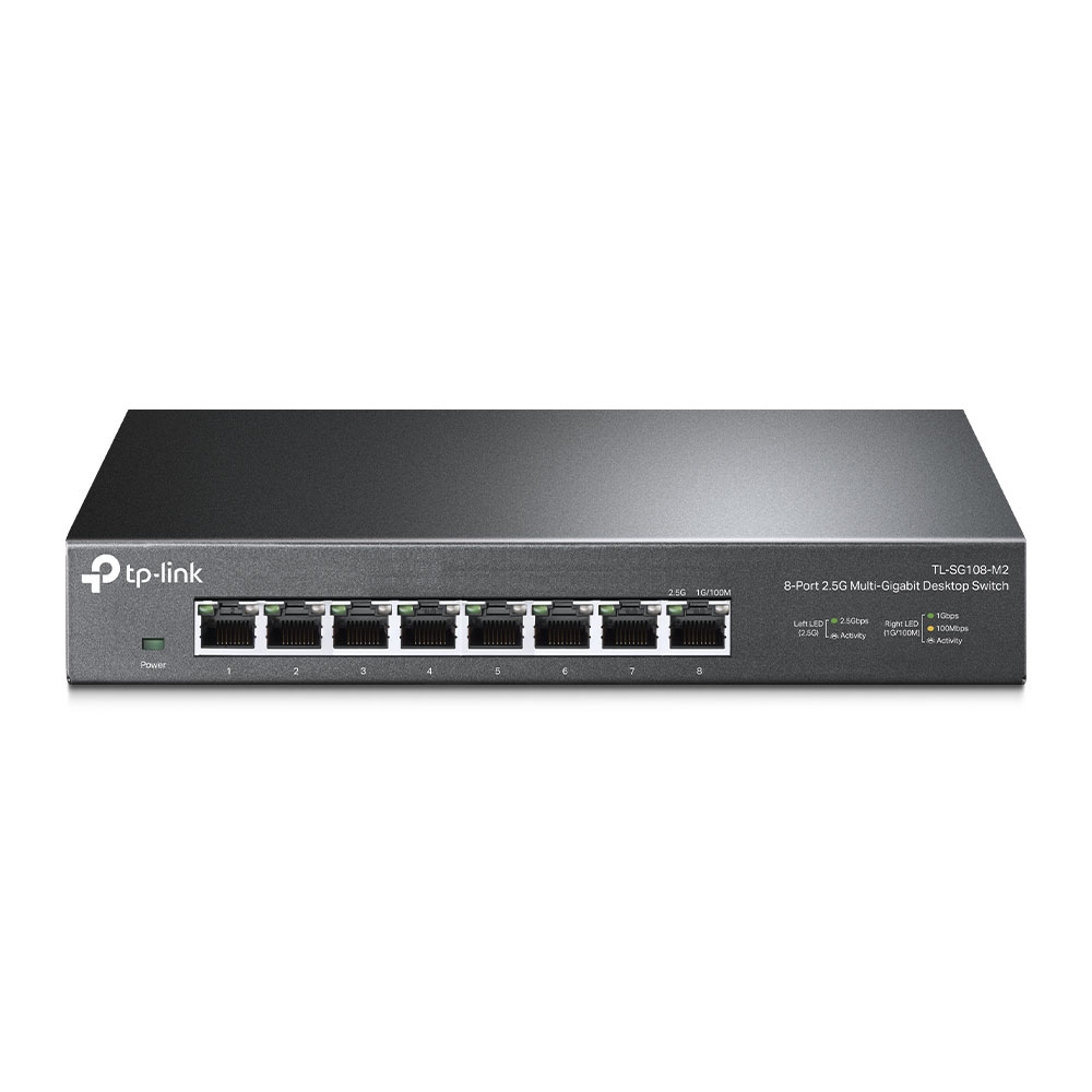 Tp-Link  Switch Gigabit no administrable de 8 puertos 100 Mbps/ 1 Gbps/ 2.5 Gbps ideal para WiFi 6