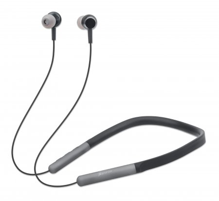 Manhattan 179805 auricular y casco Auriculares Dentro de oído MicroUSB Bluetooth Negro