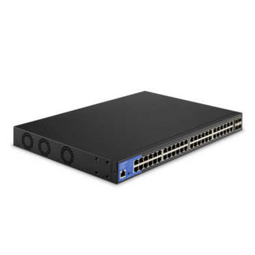Linksys LGS352MPC switch Gestionado L3 Gigabit Ethernet (10/100/1000) Energía sobre Ethernet (PoE) 1U Negro