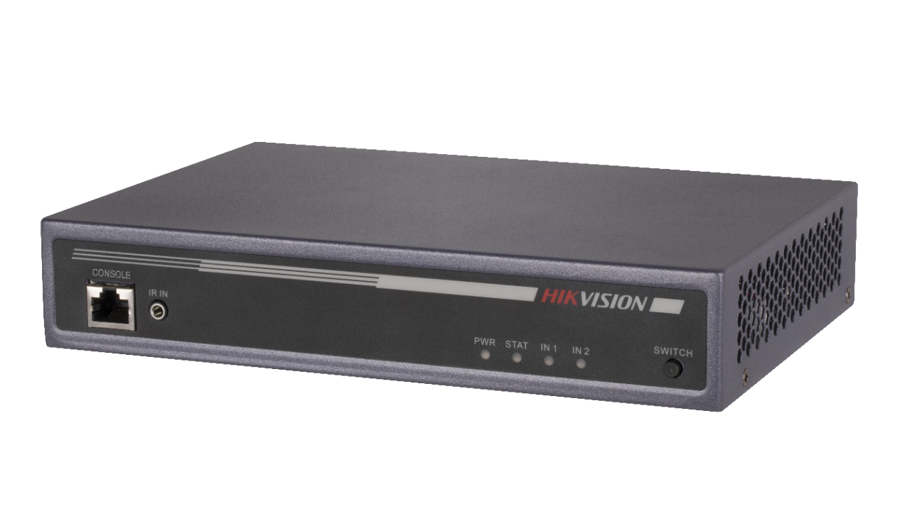 Hikvision  Controlador de Videowall 4K Administrable / 2 Entradas HDMI / 4 Salidas HDMI / Soporta Conexión en Cascada